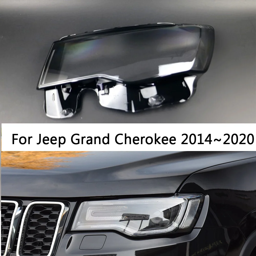 

For Jeep Grand Cherokee 2014 2015 2016 2017 2018 2019 Front Headlight Lens Cover Headlamp Glass Lamp Shell Transparent Lampshade