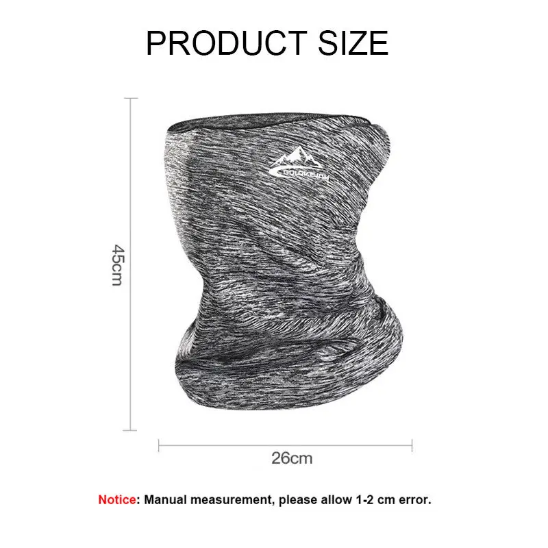 Neck Gaiter Winter Neck Warmer Windproof Men's Neck Gaiter Face Scarf Fleece Balaclava Ski Mask Motorcycles Cycling Camping Hiking Scarves