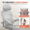Comhoma Office Chair Ergonomic Desk Chair with Flip-Up Armrests, 3D Headrest Executive Desk Chair Comfy 6