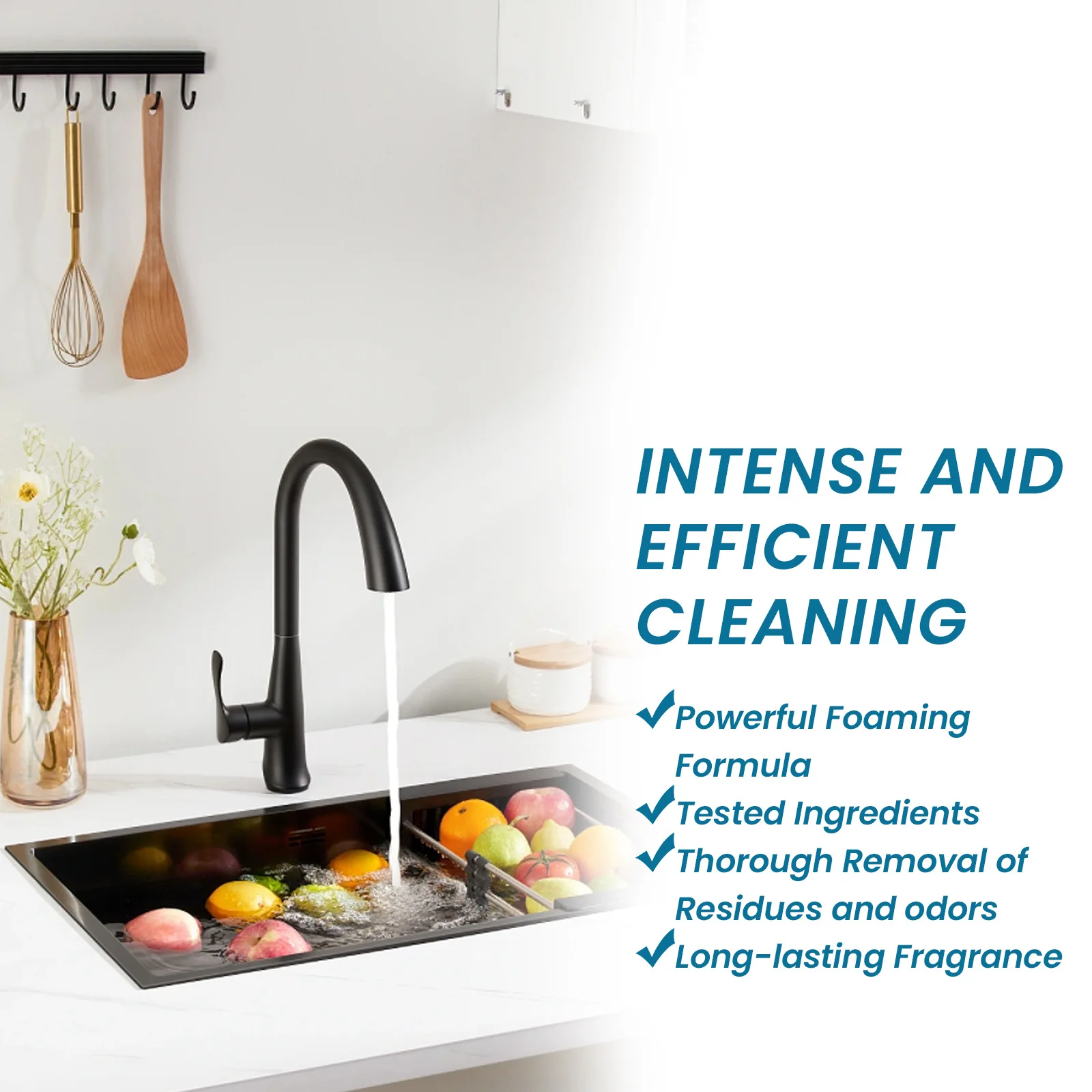 Jue-Fish 24pcs Sink Cleaning Tablet Drain Pipe Dredging Deodorant Toilet Refresh Clogging Removal Kitchen Sewer Cleaning Tablets