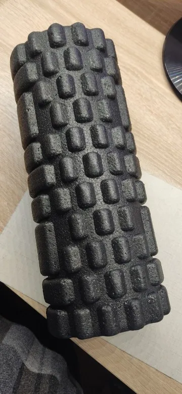 Solid Color Foam Roller With Grooves Massage Point Yoga Roller photo review