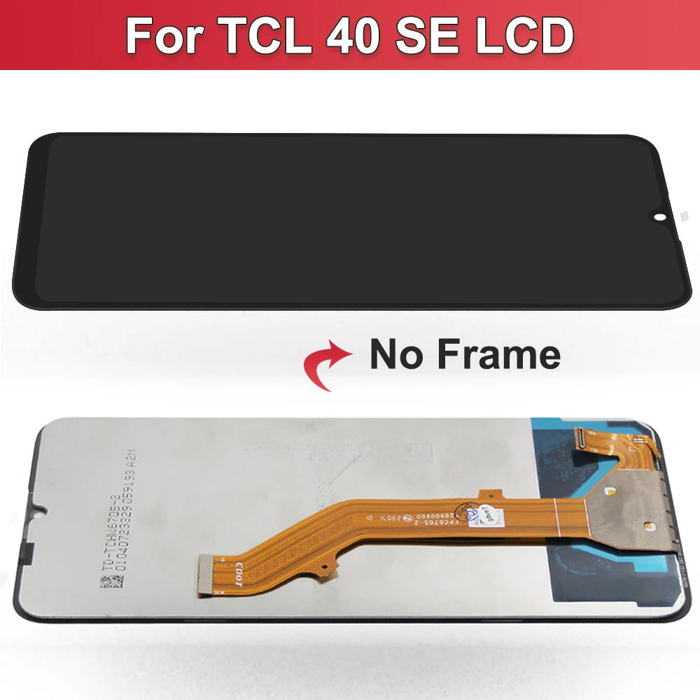 6.75 LCD Display with Touch Screen Digitizer Full Assembly Replacement