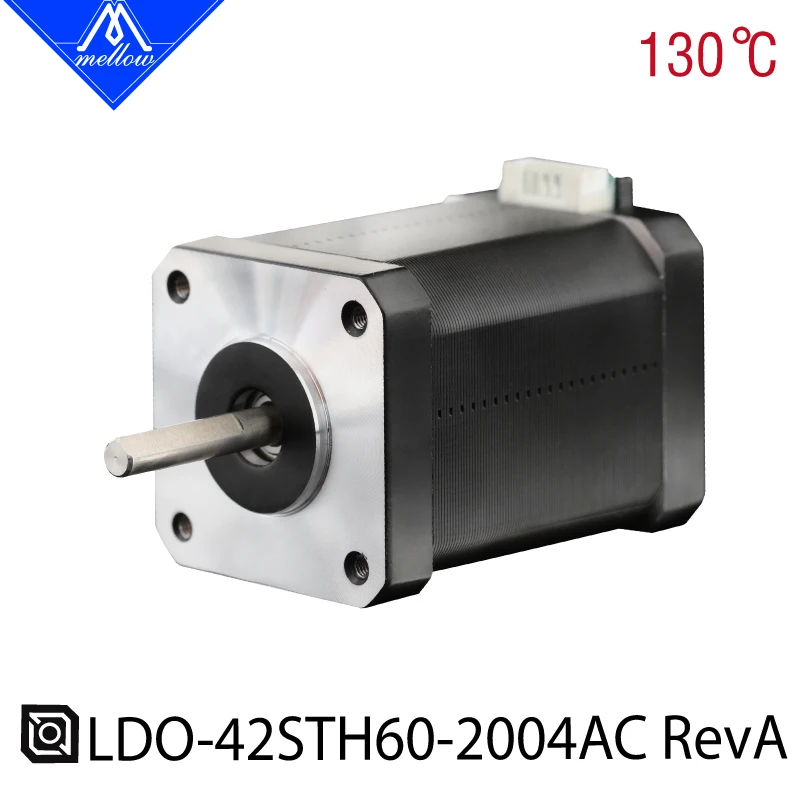 Фото Шаговый двигатель Mellow LDO Nema 17 42STH60-2004AC RevA 60 мм Nema 17 Запчасти для 3D-принтера VzBoT 330 VZ235 №1