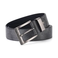 New Men's High-Quality PU Leather Belt Metal Pin Buckle Belt Leisure Business Waistband Fashionable Male Accessory Designer Belt 6