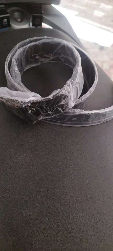 MIDNIGHT SOVEREIGN™ – Black Buckle Genuine Leather Belt photo review