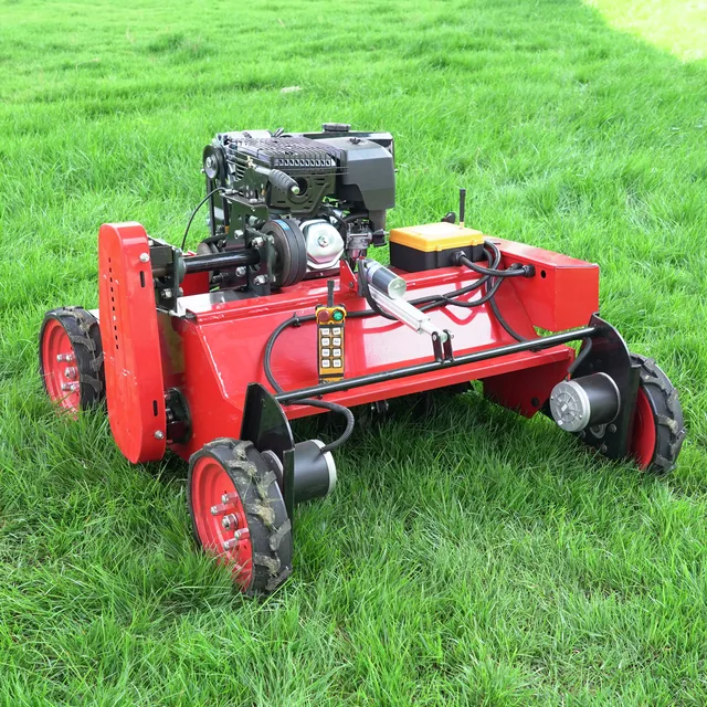 Agricultural special wheeled flail intelligent remote control zeroturn