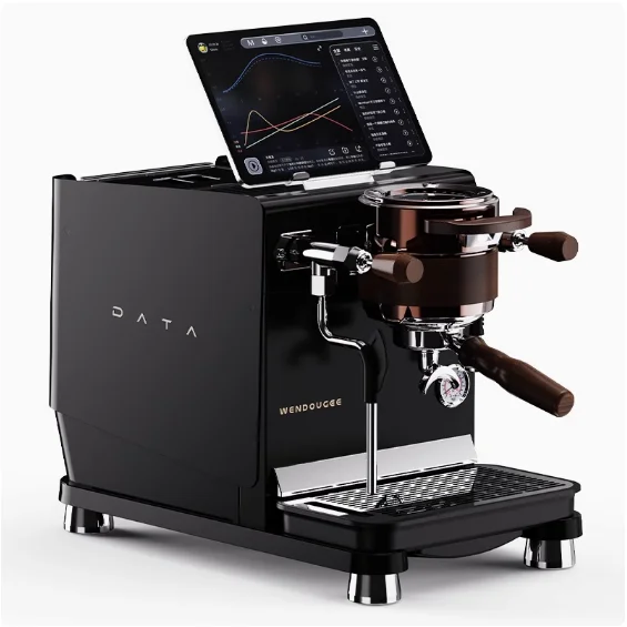 Coffee Machine Data-s, 220V 50Hz, Pad Not Have, Italian Semi-automatic, 9Bar Dual Boiler, Pressure Swing Extraction Gear Pump