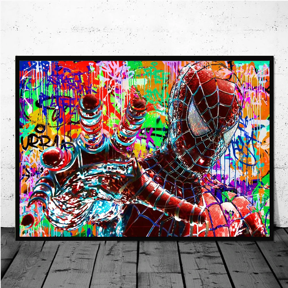 Spiderman Wall Stencils