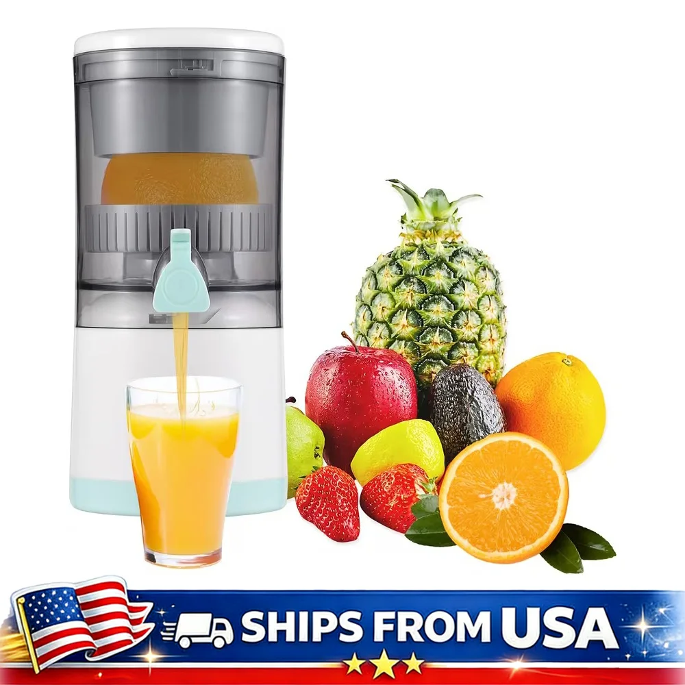 Portable Electric Juicer Rechargeable Citrus Press USB Charging Orange Lemon Squeezer with Cleaning Brush Fresh Juice 1