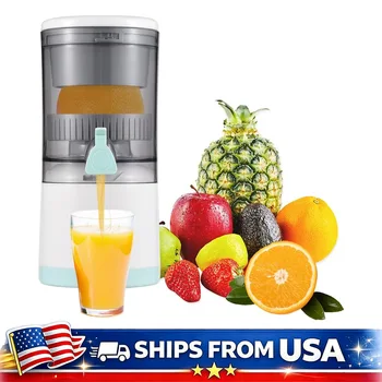 Portable Electric Juicer Rechargeable Citrus Press USB Charging Orange Lemon Squeezer with Cleaning Brush Fresh Juice 1