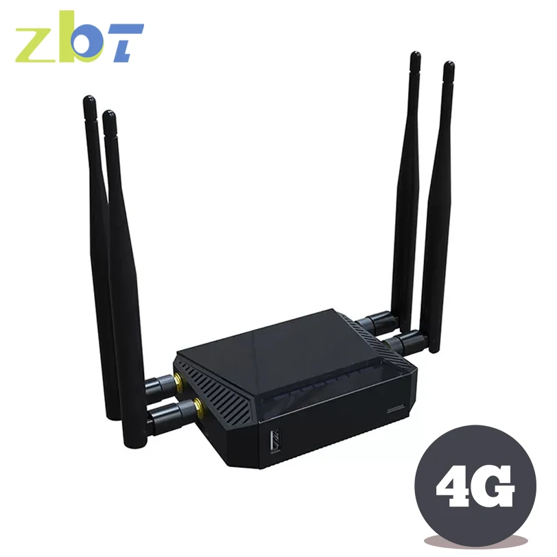 300mbps Openwrt 4g Lte Wireless Router With Sim Card Slot 128mb Wifi ...