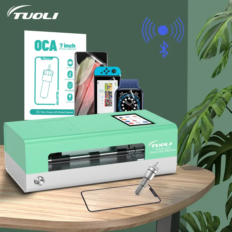 Tuoli 518 Mini Mobile Phone Screen Protector Film Cutting Machine Smart Wifi Bluetooth Front Back Film Cutting New Arrival