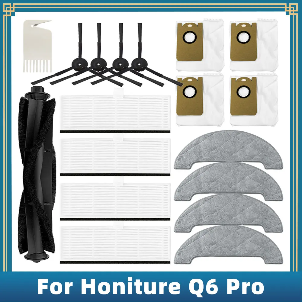 ReplacementForHonitureQ6ProRobotVacuumCleanerSpareParts