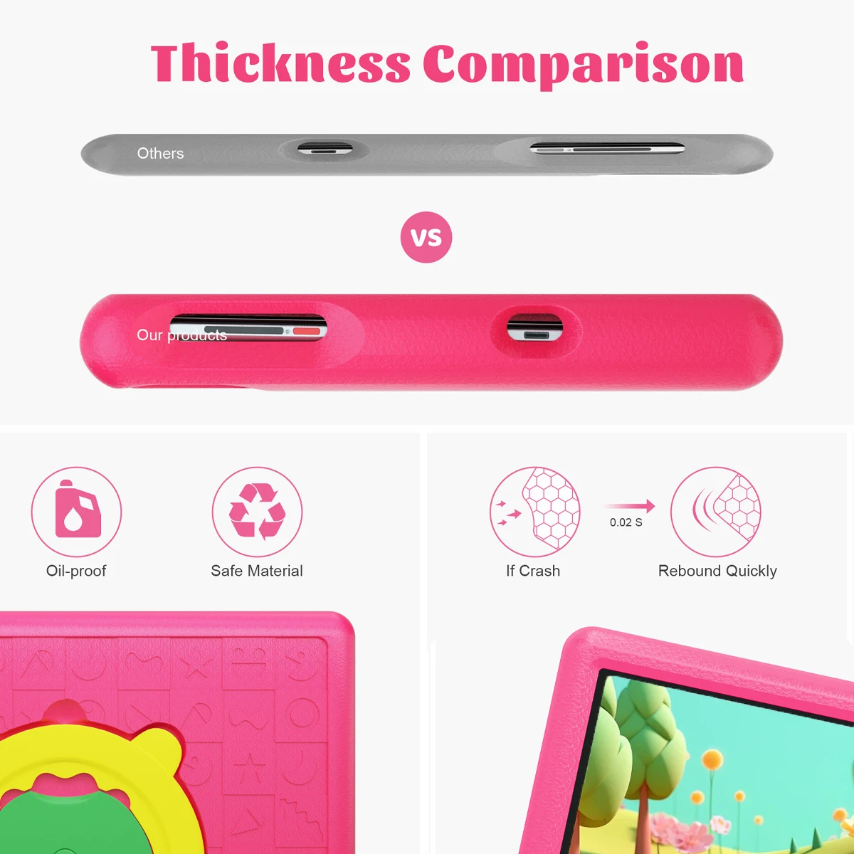 KT1006 10.1 Inch Kids Tablet 6GB RAM+64GB ROM+128GB SD Expand 5000mAh HD Dual Camera With Parenal Control Toy Gift for Children 6