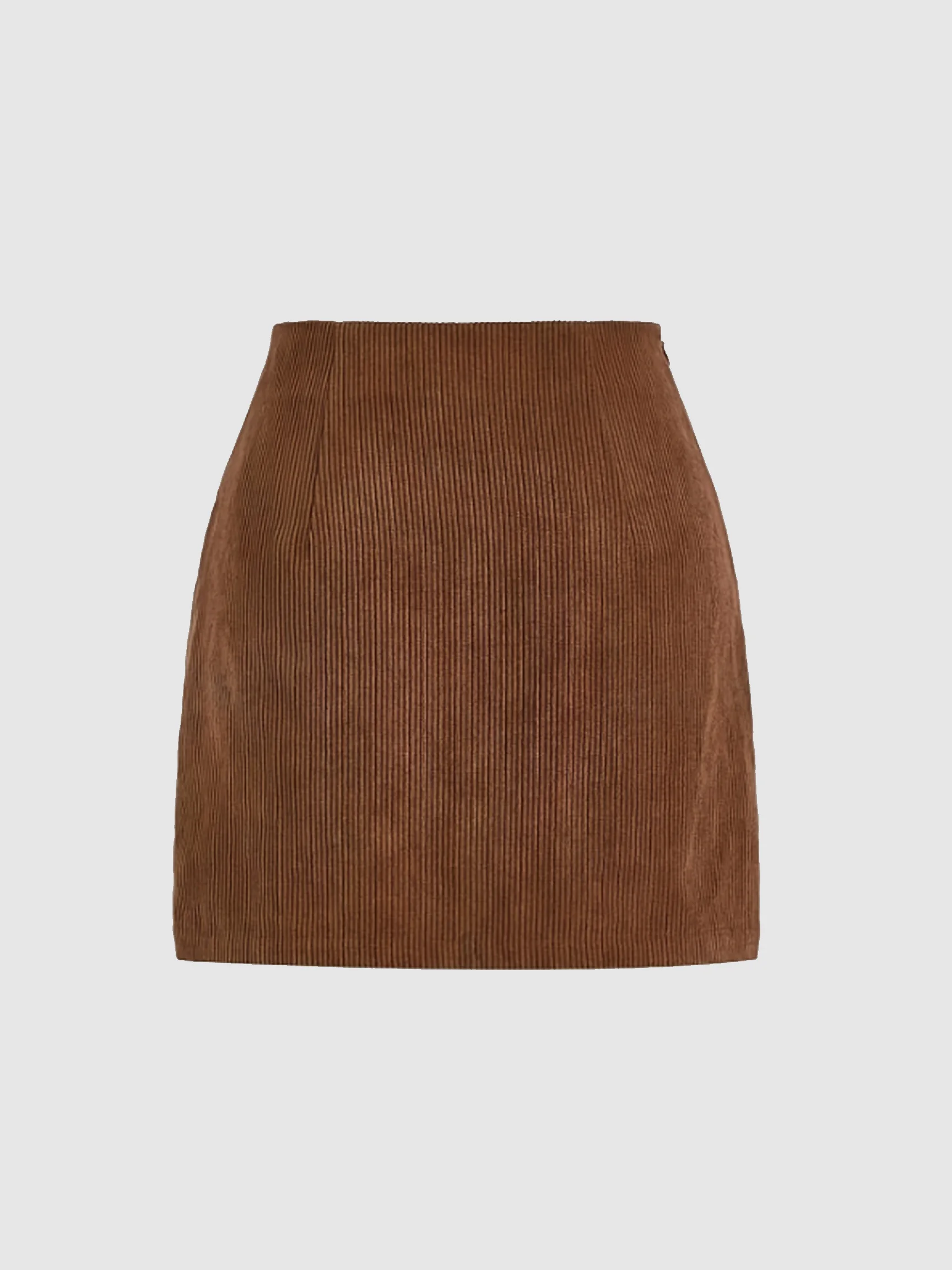 Women's Metal Embellished Asymmetric Hem Midi Skirt, Zipper Closure Slimming Elegant Versatile Casual Daily Commute Outfit 2