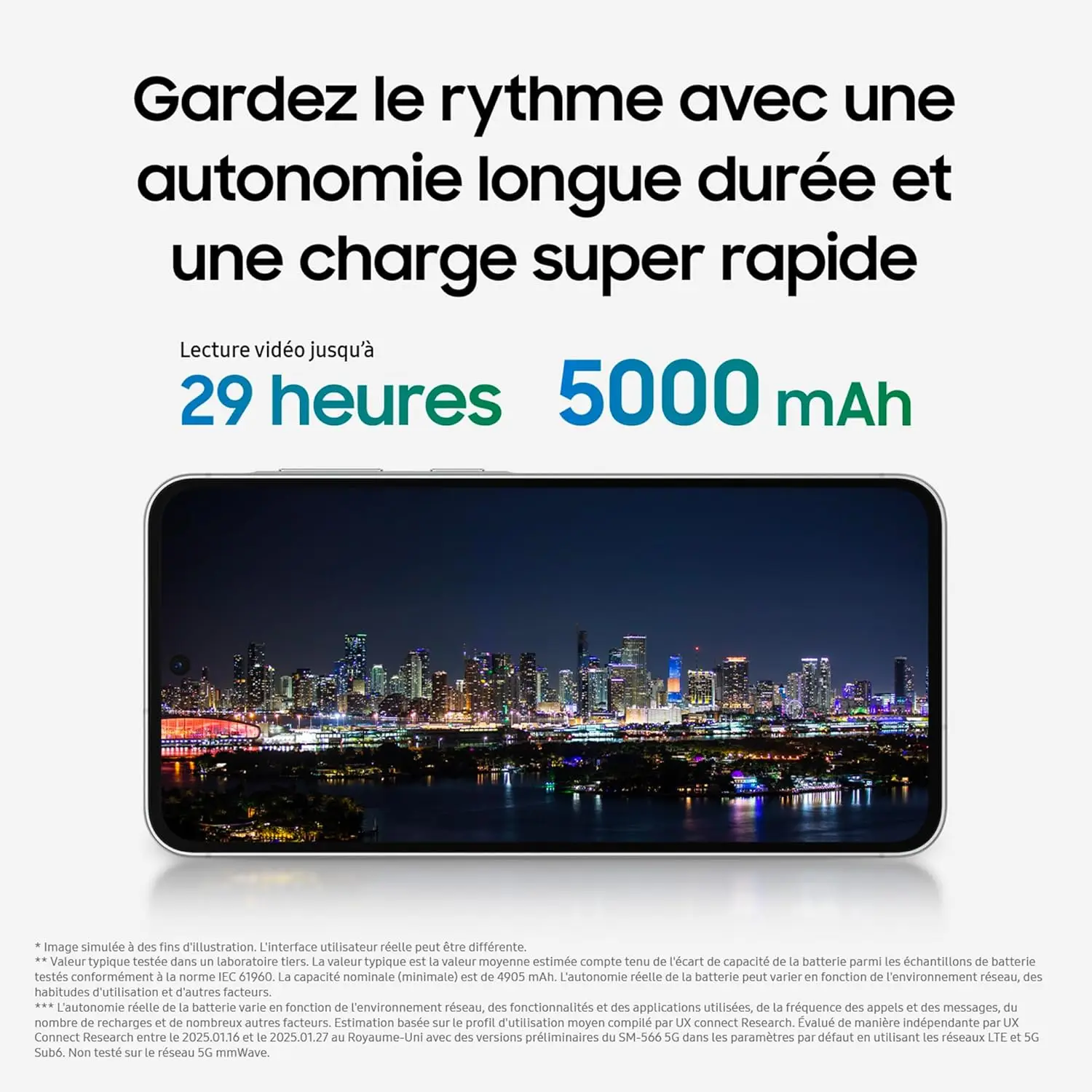 Samsung Galaxy A56 5G Smartphone Exynos 1580 6.7 "Super AMOLED 120Hz Display 50MP Fotocamera 5000mAh Batteria Cellulare Medio Oriente - immagine 4