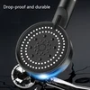 High Pressure Shower Head 5 Modes Adjustable Showerheads with Hose Water Saving One-Key Stop Spray Nozzle Bathroom Accessories 4