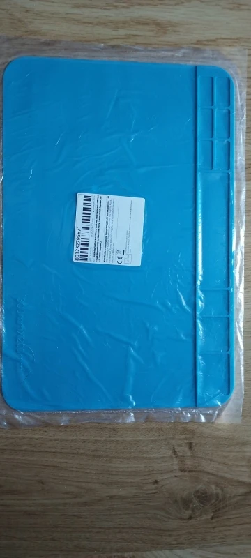 Estera de estación de soldadura de silicona resistente al calor, 932 ° F, estera magnética antiestática para teléfono electrónico, portátil, reparación de relojes photo review