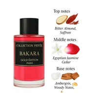 Parfum BAKARA 1Pcs, 2Pcs, 3Pcs, 4Pcs, Collection privée Gold Édition, 50ML, Eau de parfum unisex, Frabriqué en France 4