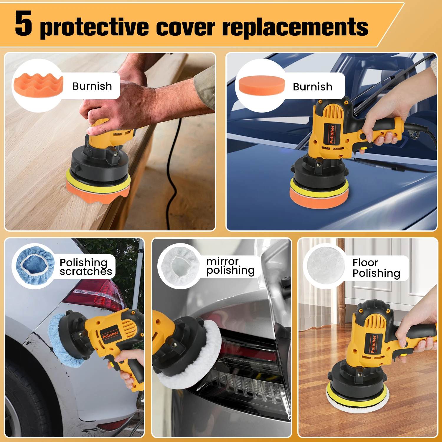 included polishing pads set