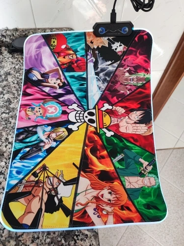 One Piece Mouse Pad 300x800x3mm RGB photo review