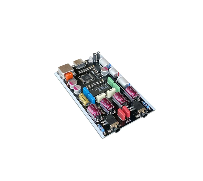 DEEPSON TDA1305 PCM2706 Portable Headphone Amp DAC HIFI EXQUIS USB C PC USB OTG Decoder Sound Card