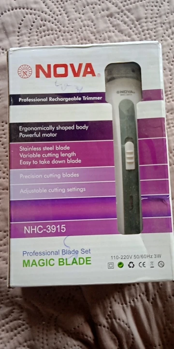 Máquininha De Cortar Cabelo e/ou Barbeador Portátil Aparador Barba 3915 bivolt Recarregável-ENVIO IMEDIATO PARA TODO BRASIL photo review