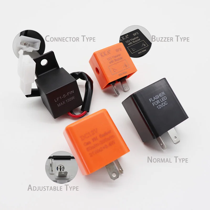 custom steering wheels 2 Pin Blinker Flasher Relay For Motorcycle Indicator 12V LED, Connector/Buzzer/Adjustable/Normal Type gas pedal and brake pedal Interior Parts