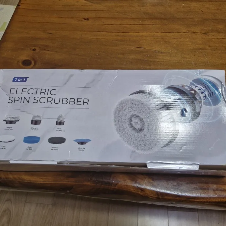 Electric Spin Scrubber – with 8 Replaceable Brush