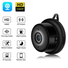 Mini Wifi IP Camera HD 1080P Wireless Indoor Surveillance Camera Night Vision Two Way Audio Motion Detection Baby Monitor V380