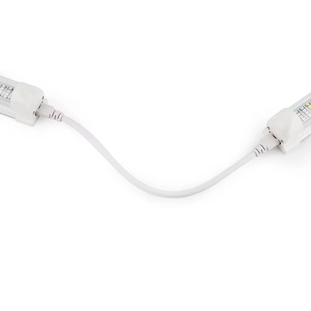 T5 T8 Extension Cord 3Pin LED Tube Connector Cable 50cm 100cm Power Wire ON/OFF Switch For Integrated Tube Light EU US Plug