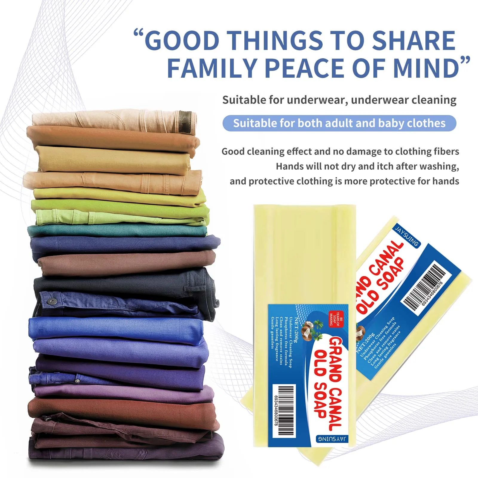 Jaysuing 200g Laundry Soap Bar With Brush Cleansing Clothes Heavy Oil Stain Remove Mildew Spots Remover Bleach Laundry Soap