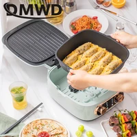 Multifunction Electric Crepe Maker Detachable Deep Cooking Hot Pot Pancake Baking Pan Double-sided BBQ Grilling Skillet Steamer 1