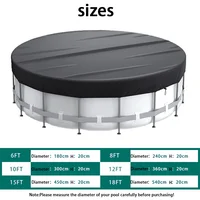 1 ชิ้นกันน้ําพับรอบสระว่ายน้ํา,กันน้ํา,กันฝุ่น,แมลง,สําหรับ Inground Pool Protectorฝุ่น 4