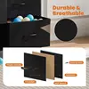 8 - Storage - Drawer Dresser for Bedroom. Tall Large Fabric Storage Tower Organizer. Chest of Drawers with Metal Frame & Wooden 4