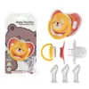 Miyocar Lovely Lion Baby Detachable Pacifiers Bring Replacement Teats Includes 3 Different Size Silicone Teat for Boy and Girl 1