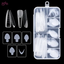 BNG Duet System Dual Nail Forms Kit Reusable Soft French Silicone Sticker Pads Nail Mold Quick Building Extension Manicure Tools