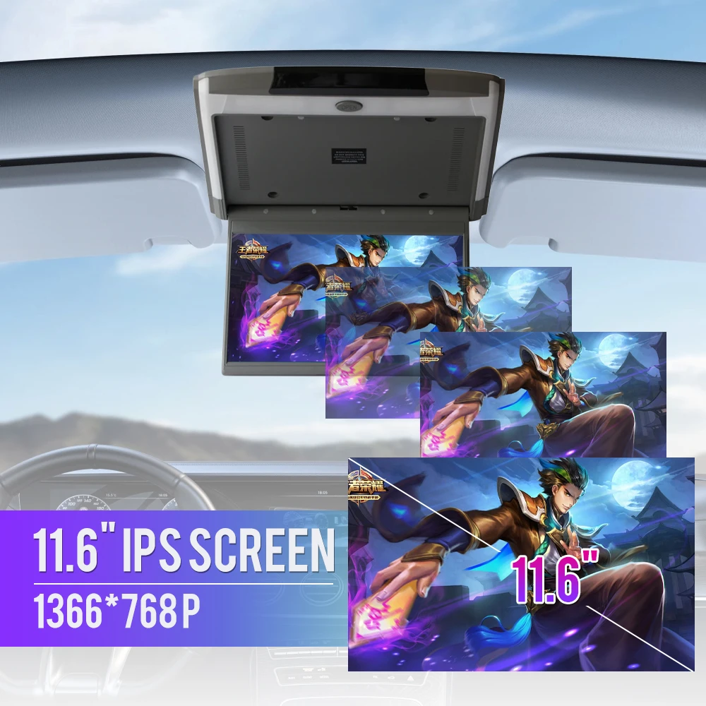 ڵ   TV ø ٿ 1080P  HD ũ, IPS ũ,  ںƮ Ʈ , SD HDMI FM, ȵ̵ 10, 11.6 ġ