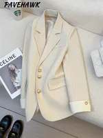 Women’s Single Breasted Long Sleeve Blazer 1