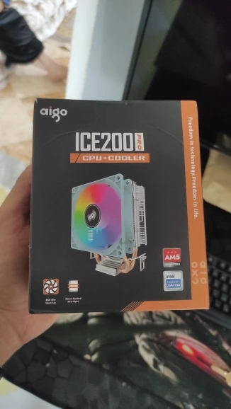 Aigo ICE CPU Cooler 2 4 6 Heat Pipes PC Radiator PWM 3PIN 90mm CPU Cooling Silent Rgb Fan For Intel 1700 1150 1156 1366 1155 AMD photo review