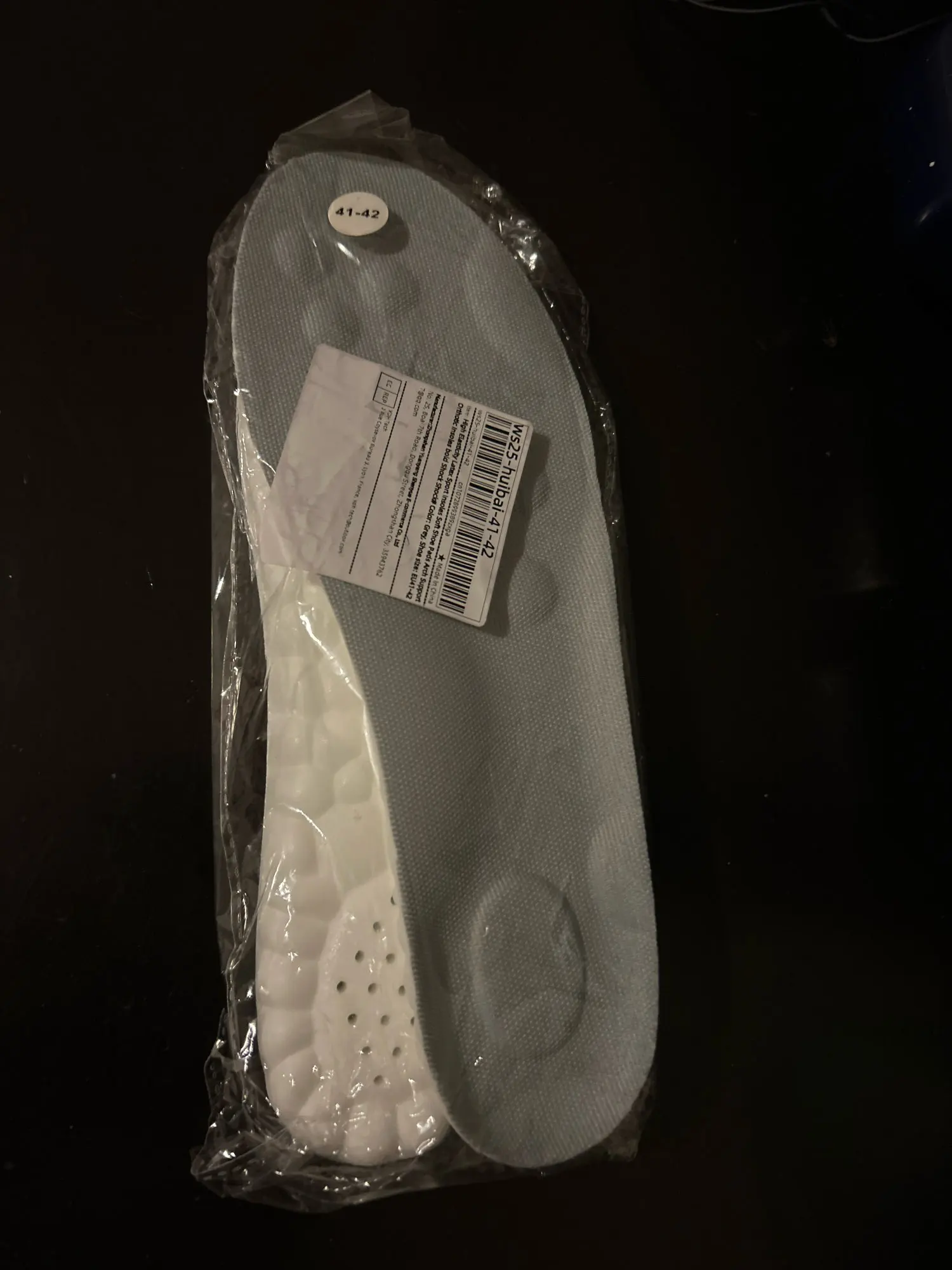 1 Pair/2 Pairs High Elasticity Latex Sport Insoles Soft Shoe Pads Arch Support Orthotic Insoles Breathable Deodorant Insole photo review