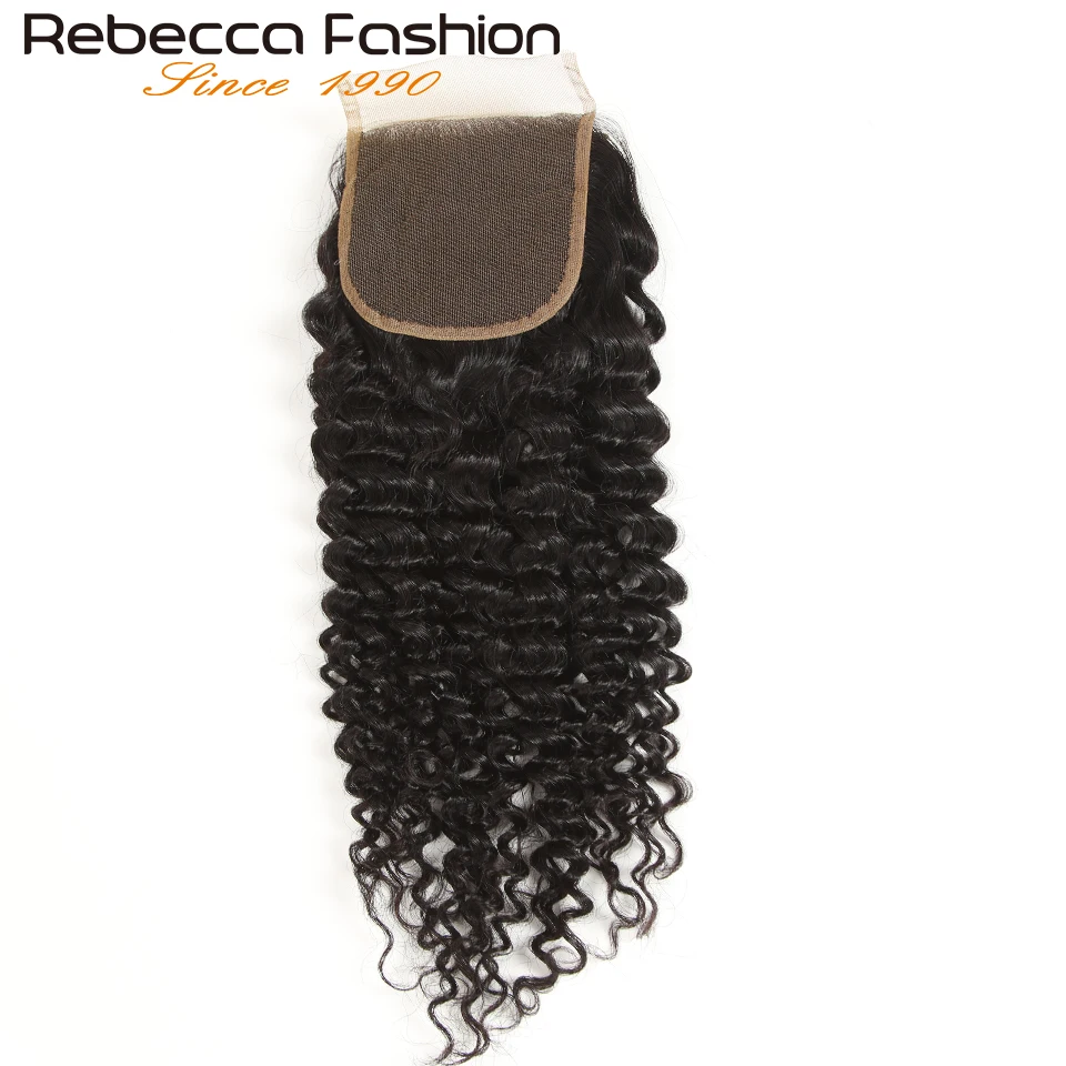 Human Hair Lace Closure 4X4 Deep Curly