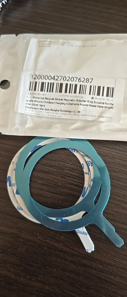 3/5 PC Metal Ring Plate for Magsafe Accessories for iPhone 14 15 Magnetic Mobile Phone Holder Car Wireless Charger Iron Sheet photo review