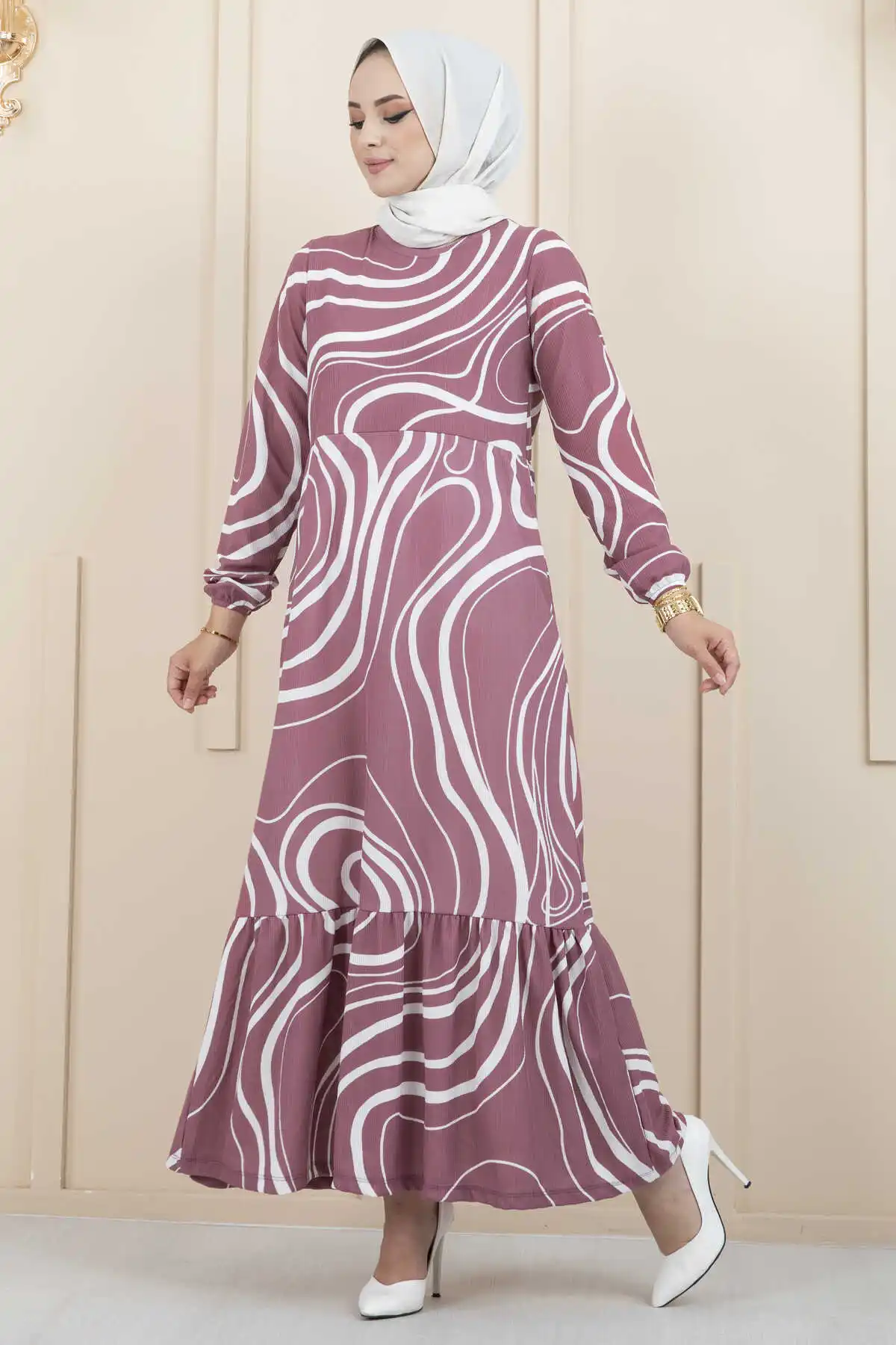 pink islamic dress Istanbul Styles