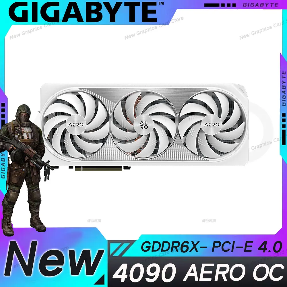 Рисунок 3 - Видеокарта Gigabyte RTX 4090 AERO OC 24G GDDR6X