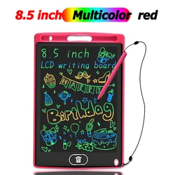 Children's 8.5-Inch LCD Drawing Tablet - Educational & Creative Art Tool (Multicolor red)