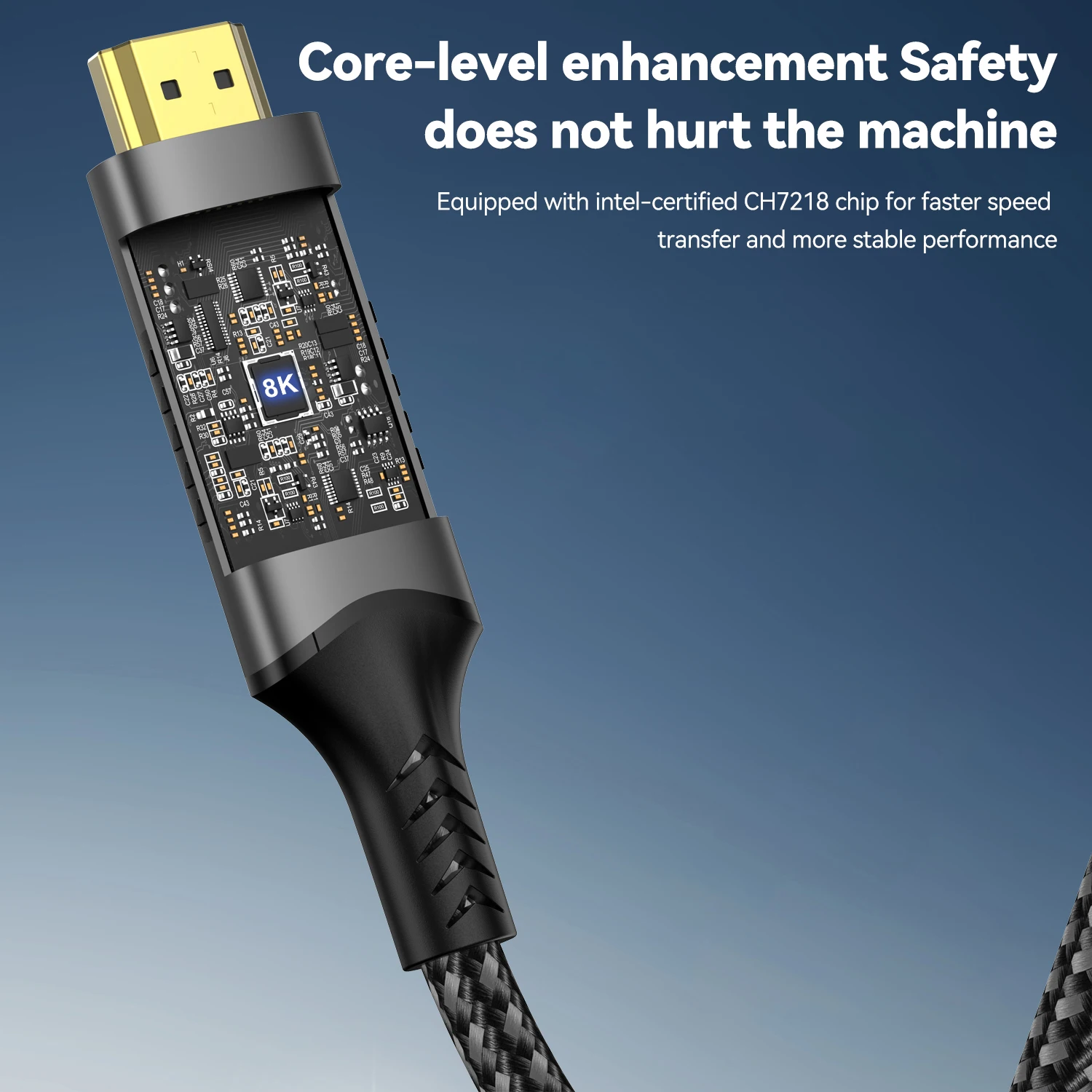 Ultra High-Speed USB-C to HDMI 8K/4K Cable Adapter