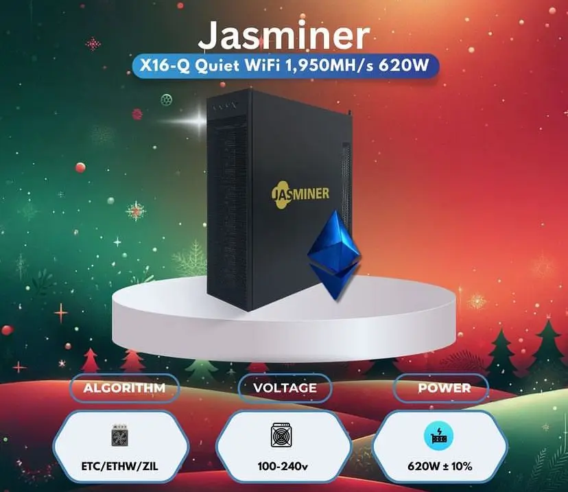 

JASMINER X16-Q крипто-Майнер с WIFI 1950M 620W