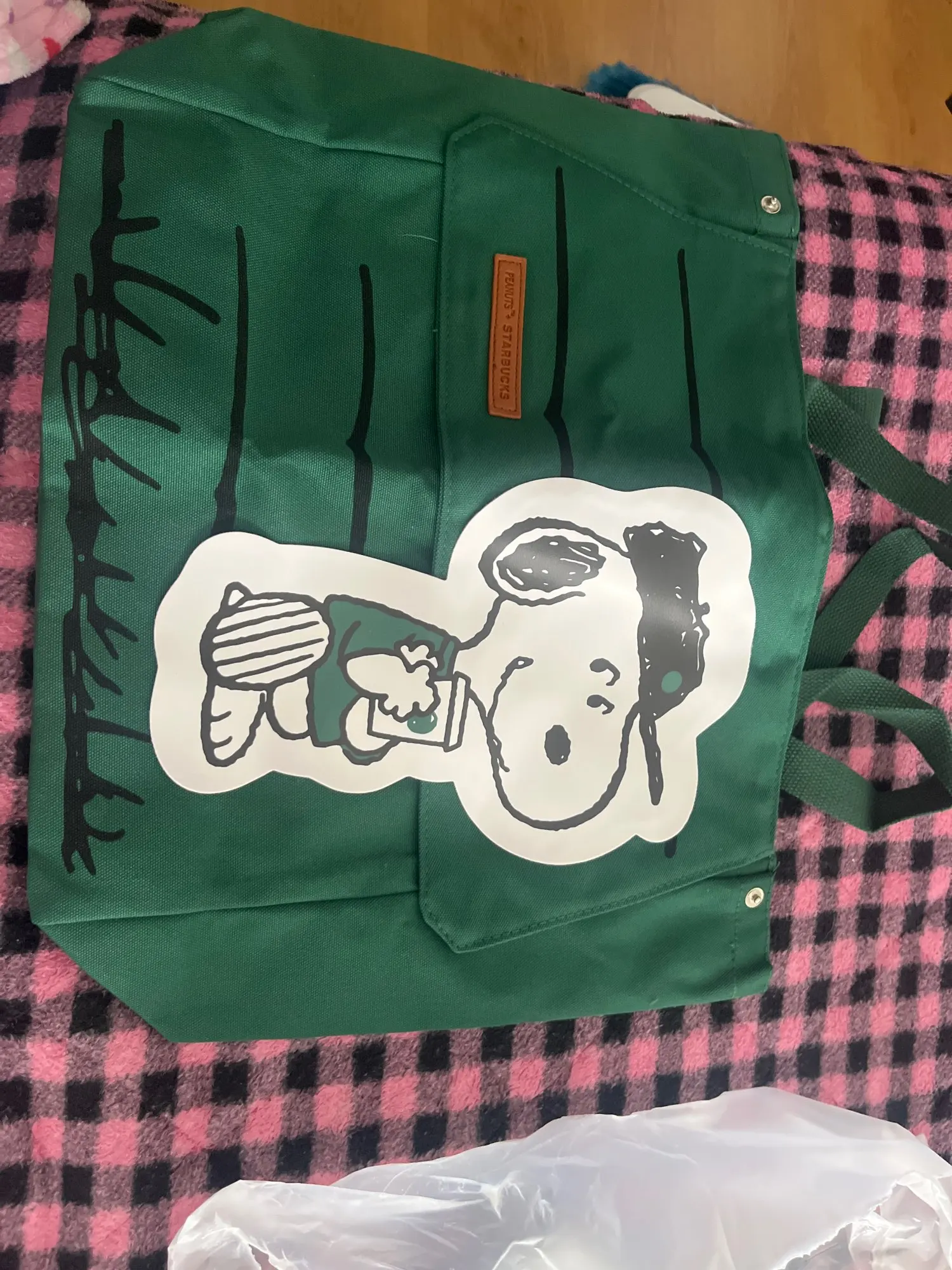 Snoopy Peanuts Starbuck Shoulder Tote