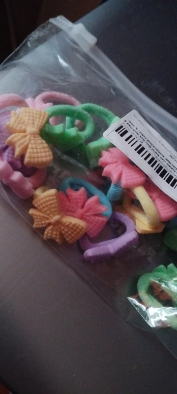Cute Cartoon Elastic Hair Bands photo review